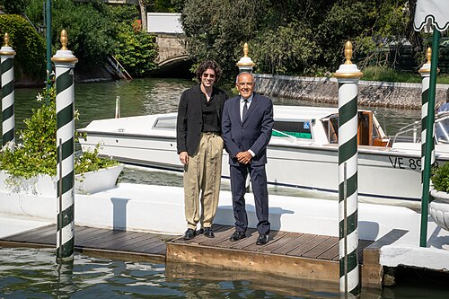 Nicolas Maupas (host) arriving at the Hotel Excelsior at Venice Film Festival 2026.