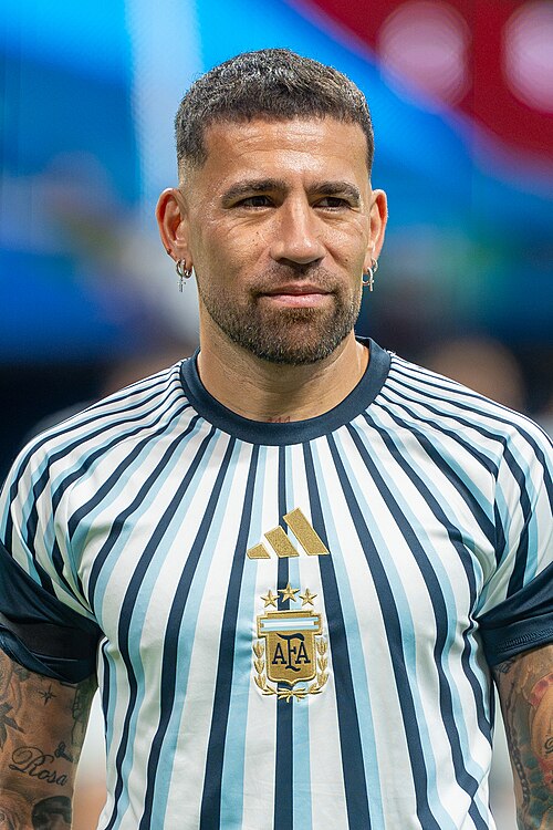Nicolas Otamendi during Argentina v Egypt at the 2026 FIFA World Cup