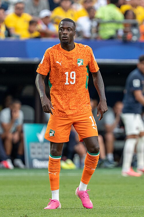 Nicolas Pépé during Côte d'Ivoire v Ecuador on 14 June 2026 at the 2026 FIFA World Cup
