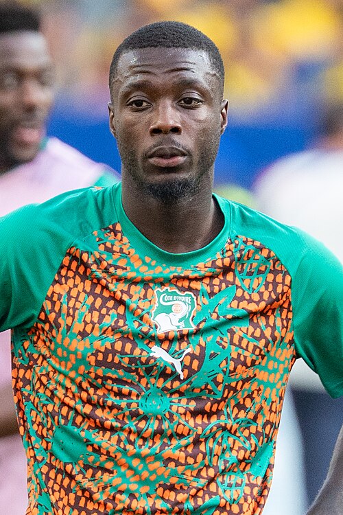 Nicolas Pépé during Côte d'Ivoire v Ecuador on 14 June 2026 at the 2026 FIFA World Cup