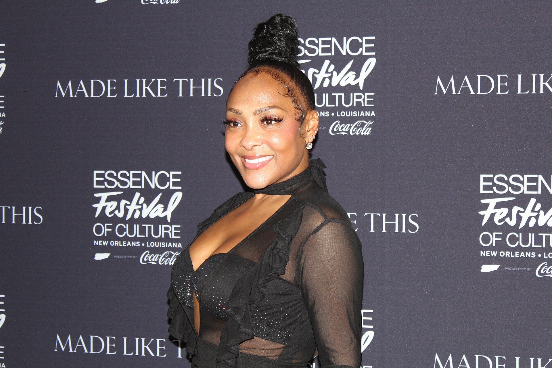 Nicole Porche at the Essence Festival of Culture 2025 in New Orleans, Louisiana in July 2025.