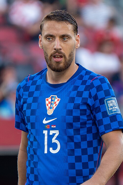 Nikola Vlasic during Croatia v Portugal on 2 July 2026 at the 2026 FIFA World Cup