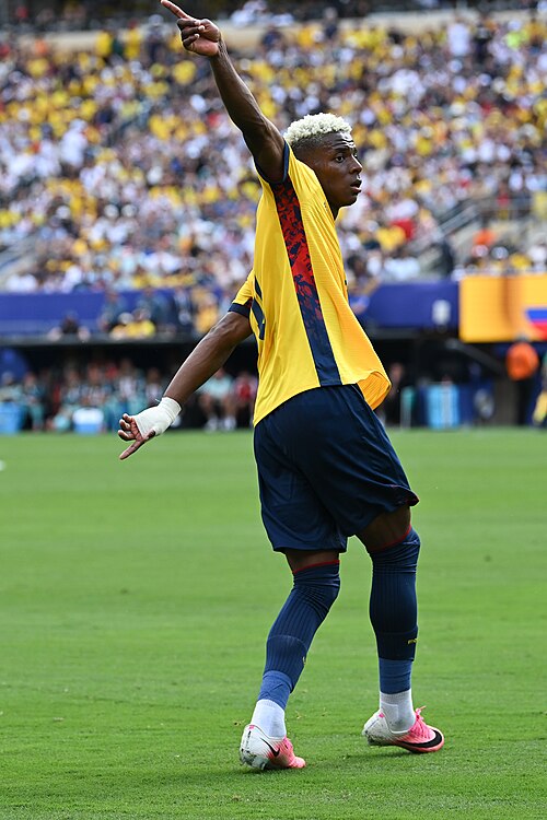 EAST RUTHERFORD, UNITED STATES - June 25: Nilson Angulo #20 of Ecuador during the FIFA World Cup 2026 Group E match between Ecuador  and  Germany on June 25, 2026 MetLife Stadium, East Rutherford, New Jersey