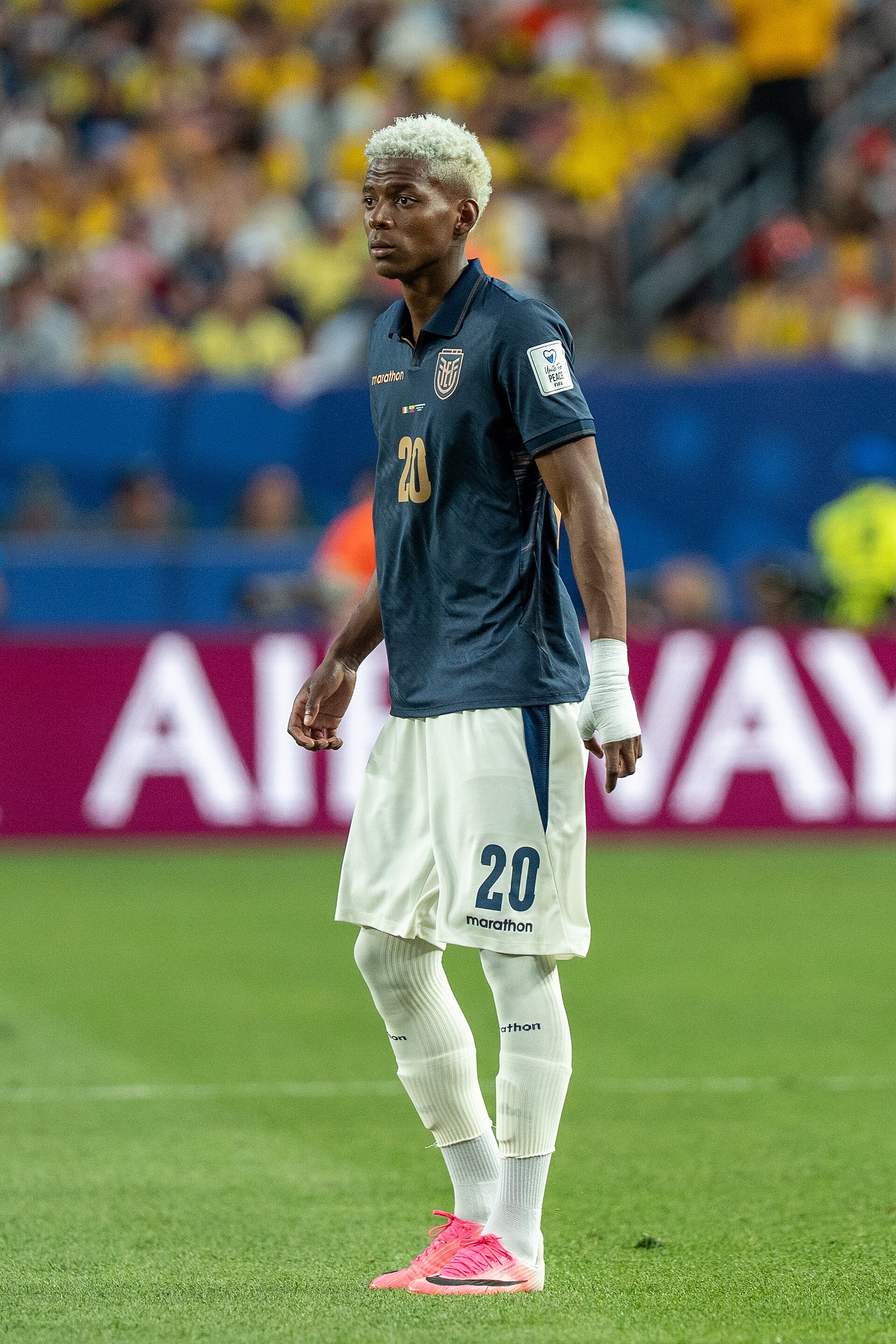 Nilson Angulo during Côte d'Ivoire v Ecuador on 14 June 2026 at the 2026 FIFA World Cup
