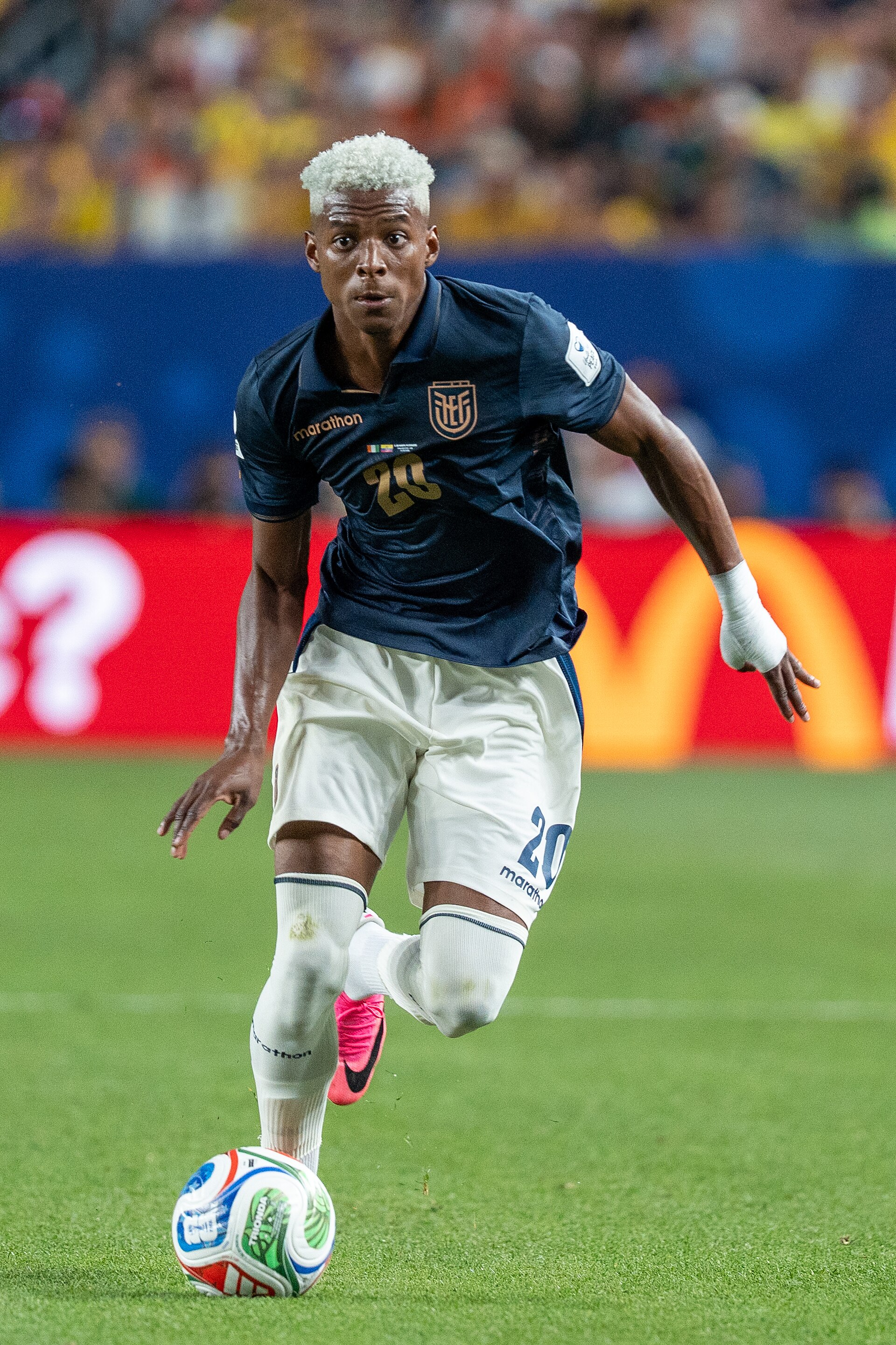 Nilson Angulo during Côte d'Ivoire v Ecuador on 14 June 2026 at the 2026 FIFA World Cup