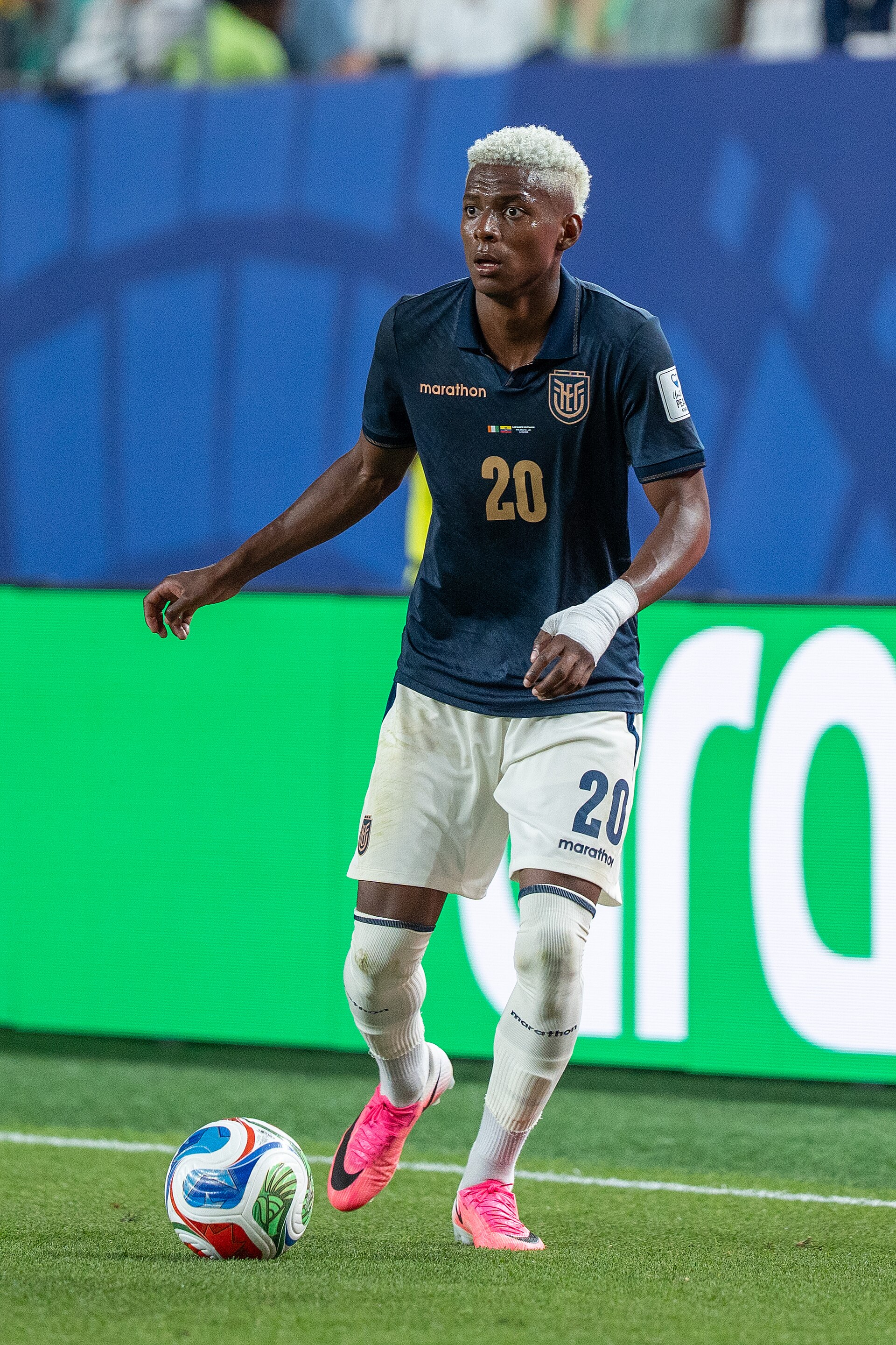 Nilson Angulo during Côte d'Ivoire v Ecuador on 14 June 2026 at the 2026 FIFA World Cup