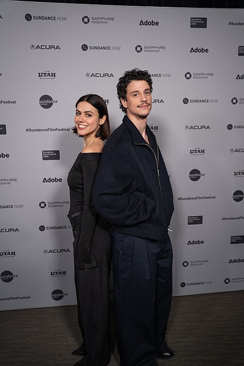Nina Kiri and Adam Dimarco (cast) at the premiere for Undertone at Sundance Film Festival 2026/