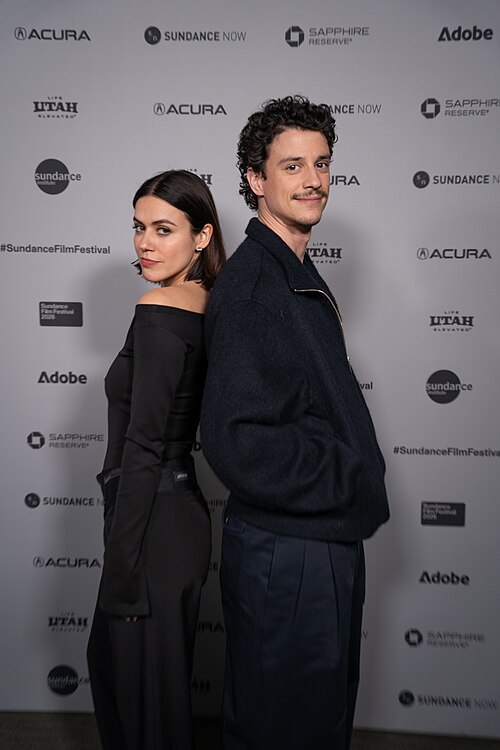 Nina Kiri and Adam Dimarco (cast) at the premiere for Undertone at Sundance Film Festival 2026/