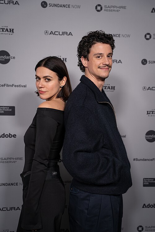Nina Kiri and Adam Dimarco (cast) at the premiere for Undertone at Sundance Film Festival 2026/