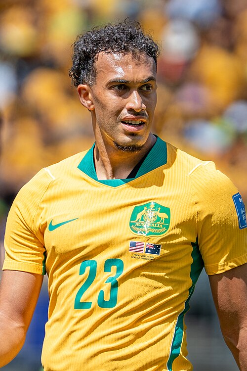 Nishan Velupillay during United States v Australia on 19 June 2026 at the 2026 FIFA World Cup