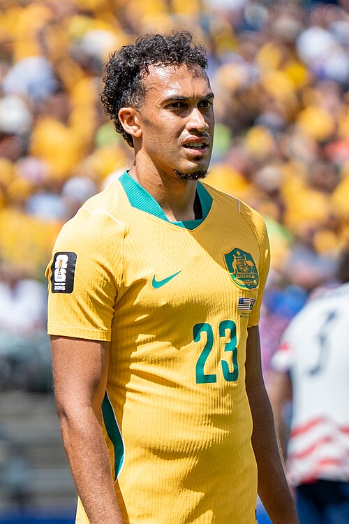 Nishan Velupillay during United States v Australia on 19 June 2026 at the 2026 FIFA World Cup