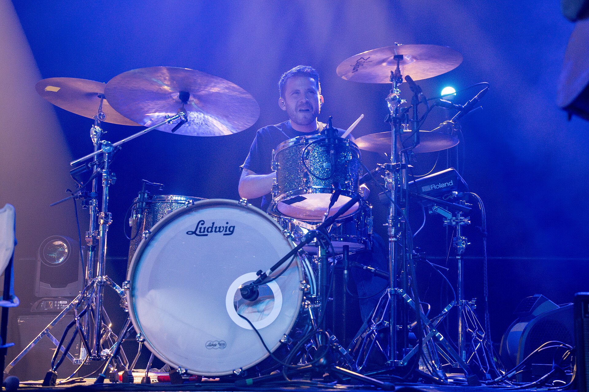 Noah Rauchwerk with Samia at Brooklyn Steel 5.30.25