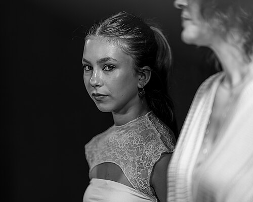 Noemi Carbone Mannov at a Photo Call at the 2026 Locarno Film Festival