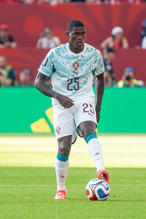 Nuno Mendes during Croatia v Portugal on 2 July 2026 at the 2026 FIFA World Cup