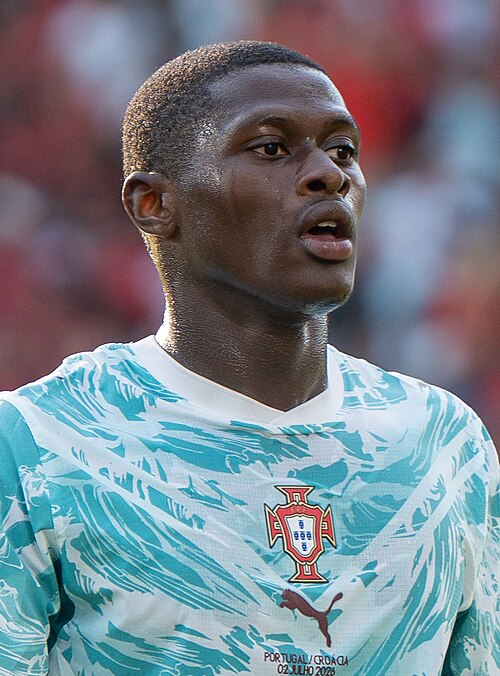 Nuno Mendes during Croatia v Portugal on 2 July 2026 at the 2026 FIFA World Cup