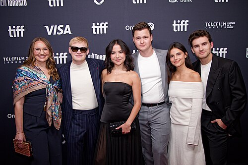 Cast and crew at the 2025 Toronto International Film Festival (TIFF) for the movie Obsession.
