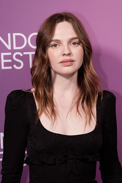 Odessa Young attends the red carpet ahead of the premiere of the film 'The Liberation' during the 70th BFI London Film Festival in London