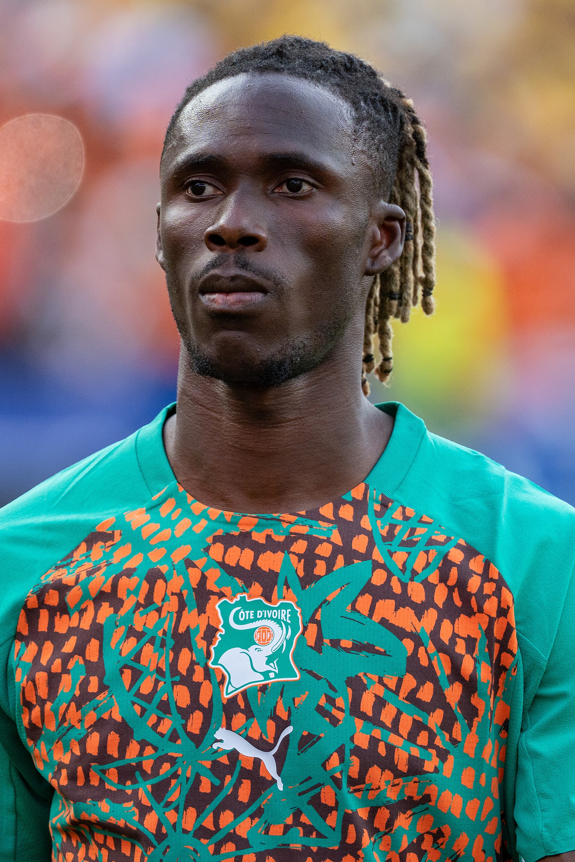 Odilon Kossounou during Côte d'Ivoire v Ecuador on 14 June 2026 at the 2026 FIFA World Cup