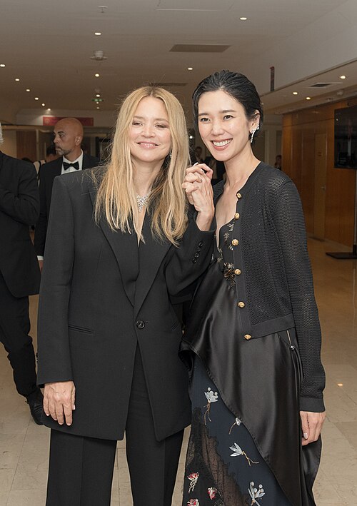 Okamoto Tao and Virginia Efira, winners of Best Actress, at 2026 Cannes Film Festival