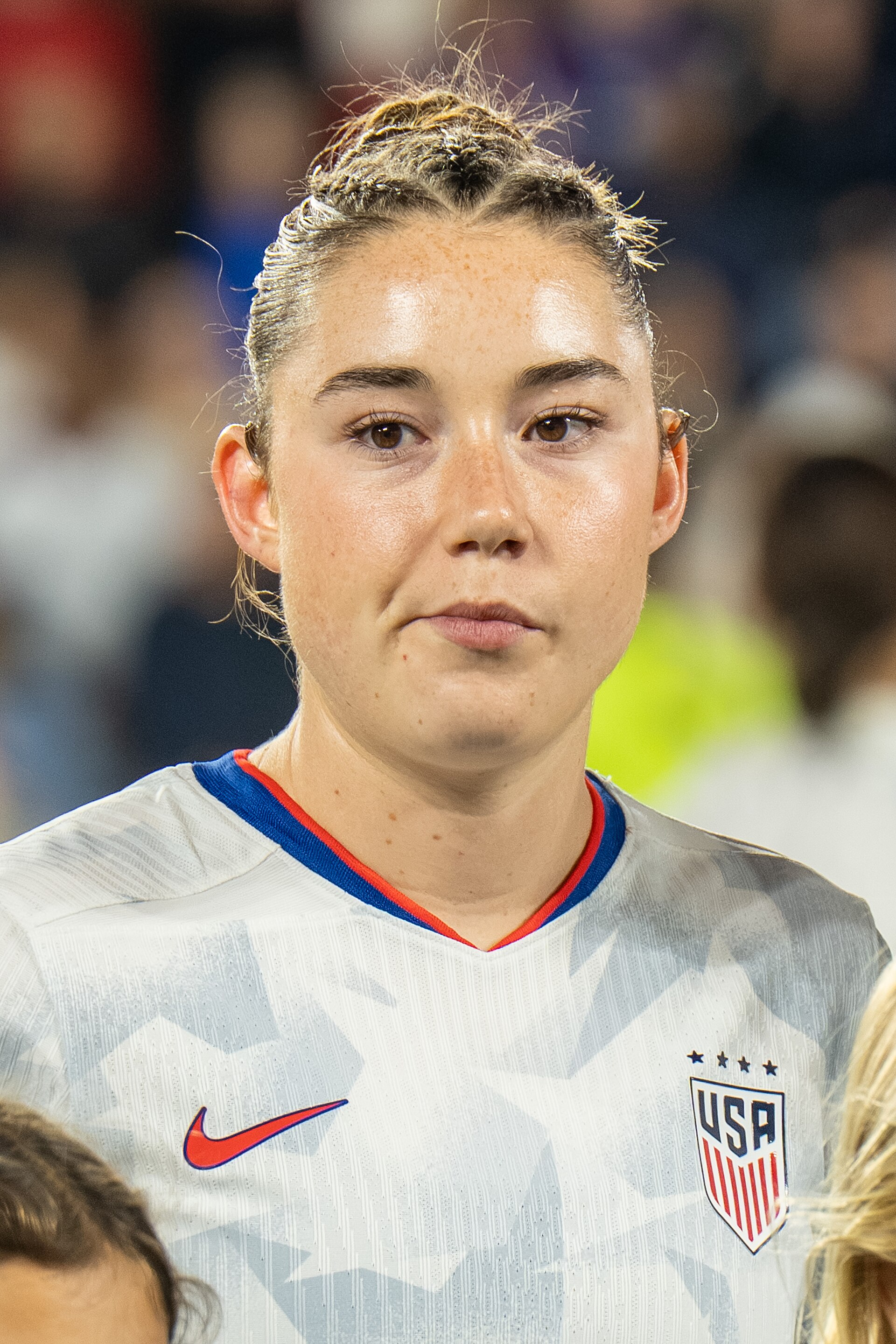 Olivia Moultrie during United States Women's Soccer Team vs Italy Women's National Football Team on November 28 2025