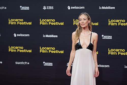 Olivia Wilde on the red carpet at the 79th Locarno Film Festival 2026