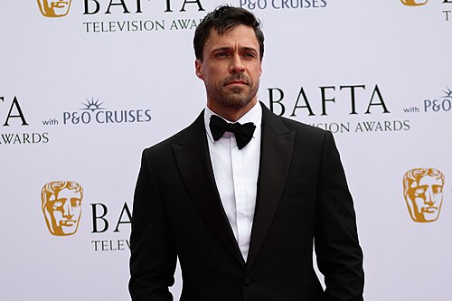 Olly Rix at the TV BAFTA red carpet, May 26