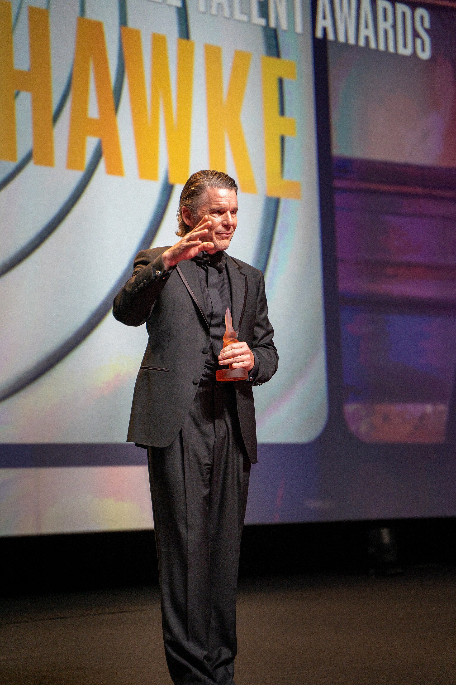 Opening ceremony of the Deauville American Film Festival 2026 —  Ethan Hawke inside ceremony