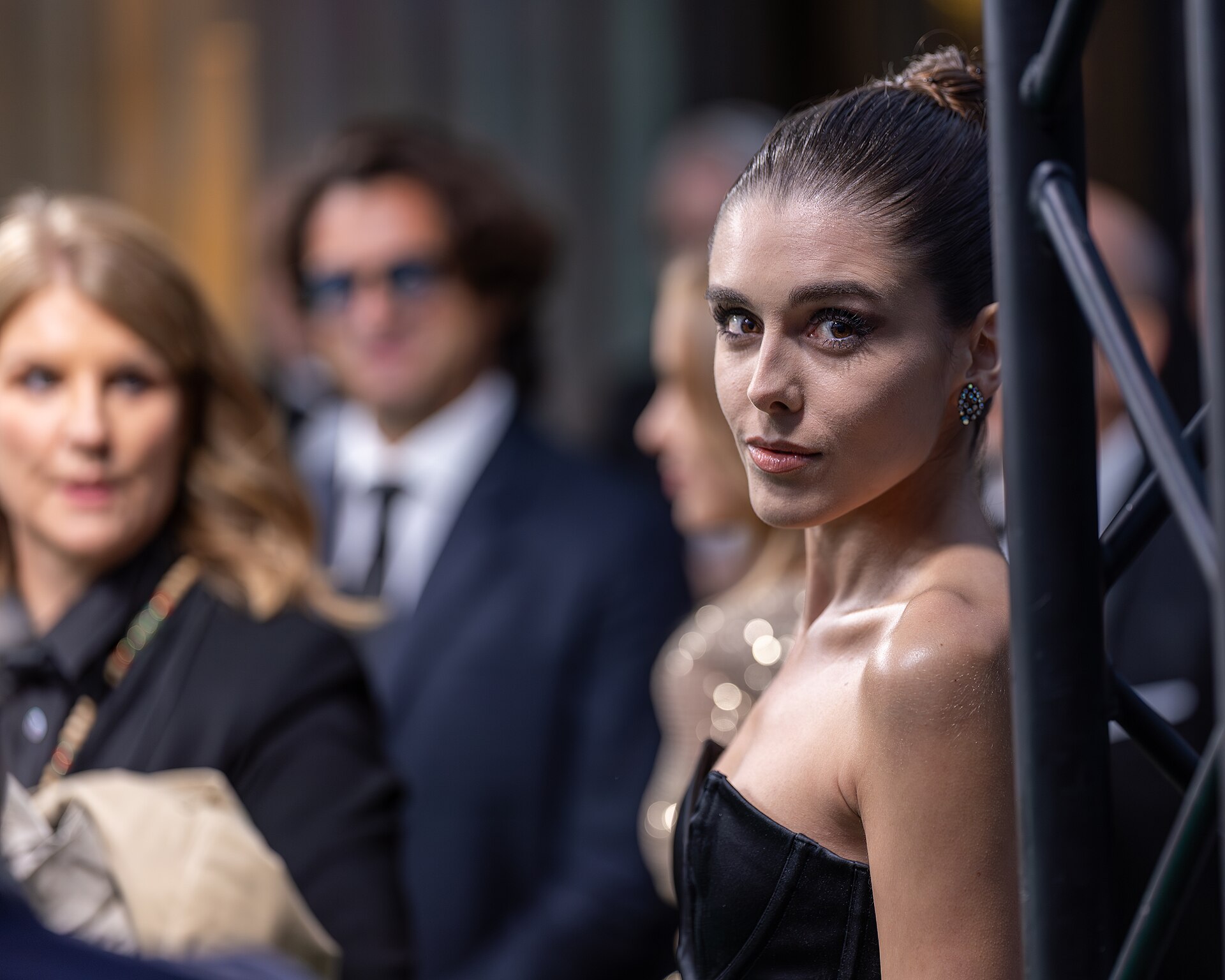 Model Vivienne Oesch at the opening night of the 2025 Zurich Film Festival.