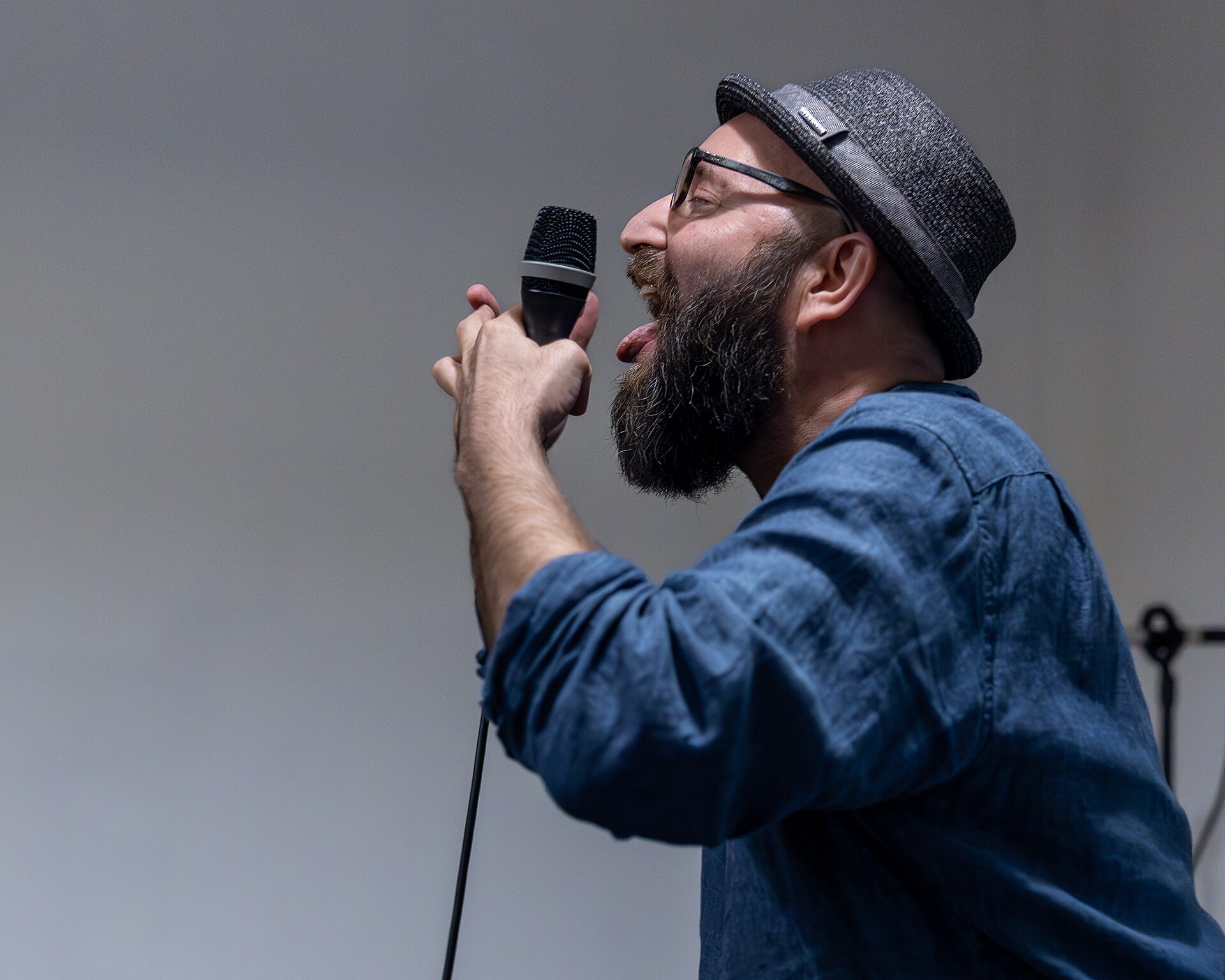Ori Halevy and Brendan Hickey performing standup act “0 Ambition – An Irishman and a Jew Split a Bill” at the 2025 Edinburgh Festival Fringe.