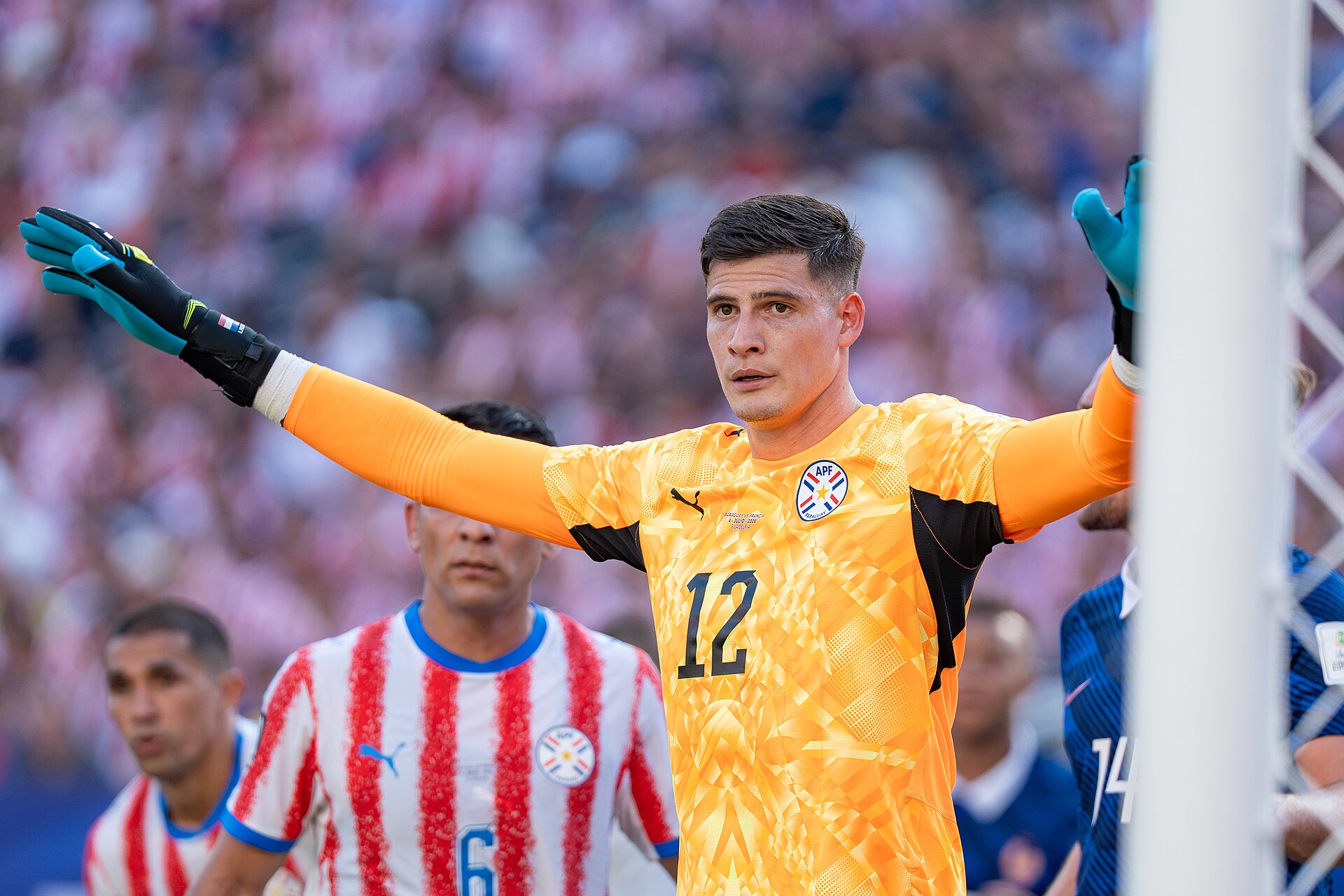 Orlando Gill during France v Paraguay at the 2026 FIFA World Cup