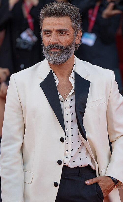 Oscar Isaac, actor, at 82nd Venice International Film Festival in Venice, Italy for the film Frankenstein.