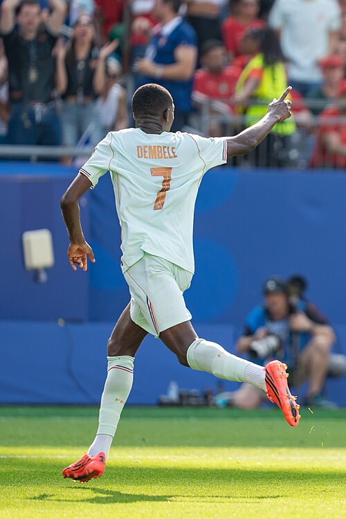 Ousmane Dembele during France v Morocco at the 2026 FIFA World Cup