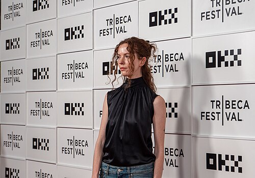 Paige Mitchell at the premiere of "The Last Day" at the 25th Tribeca Film Festival in New York City.