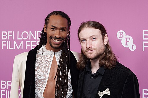 Paix Robinson and Rhys Marc Jones attend the "Black Church Bay" Screening during the 70th BFI London Film Festival