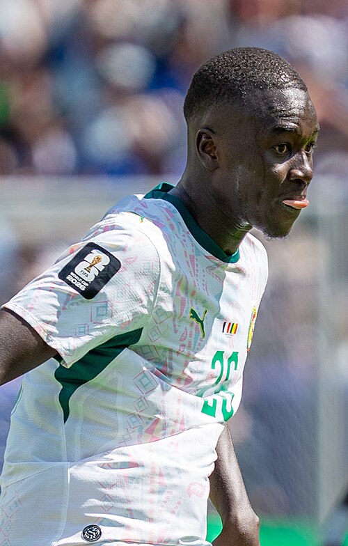 Pape Gueye during France v Senegal on 16 June 2026 at the 2026 FIFA World Cup at NY/NJ Stadium in East Rutherford, NJ