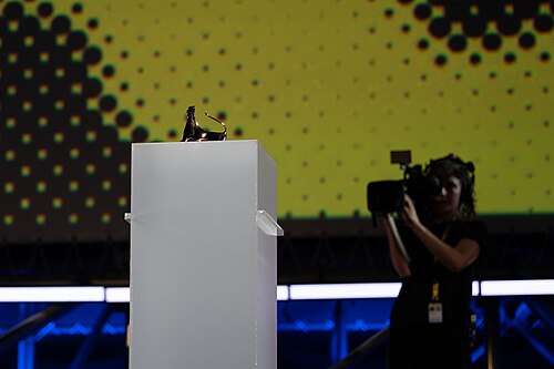 Pardo award on stage at the 79th Locarno Film Festival 2026