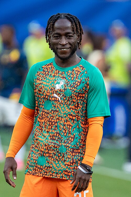 Parfait Guiagon during Côte d'Ivoire v Ecuador on 14 June 2026 at the 2026 FIFA World Cup