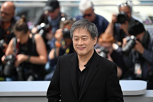 CANNES, FRANCE - MAY 12: Park Chan-wook at the Feature Films Jury photocalls during the 79th annual Cannes Film Festival at Palais des Festivals on May 12, 2026 in Cannes, France.