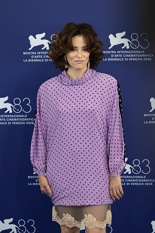 Parker Posey, actress, at 82nd Venice International Film Festival in Venice, Italy for the film Wild Horse Nine.