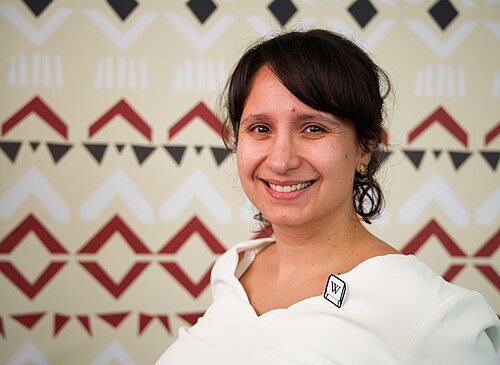Patricia of Wikimedia Chile at Wikimania 2025