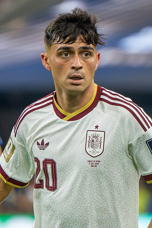 Pedri during France v Spain at the 2026 FIFA World Cup