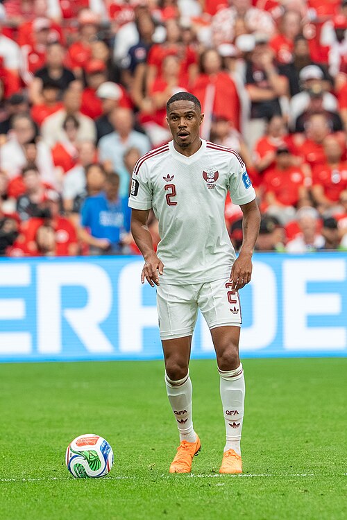Pedro Miguel during Canada v Qatar on 18 June 2026 at the 2026 FIFA World Cup