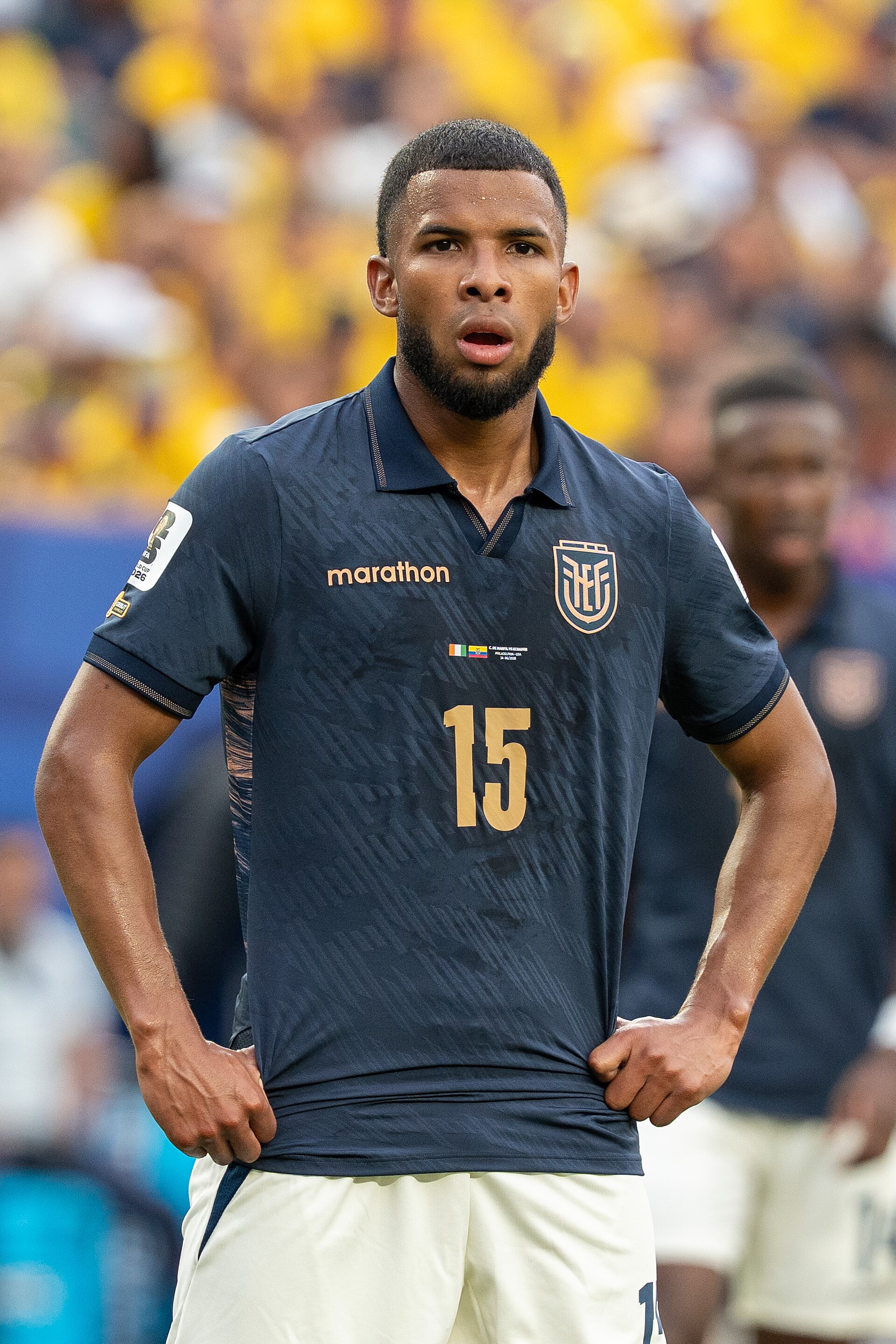 Pedro Vite during Côte d'Ivoire v Ecuador on 14 June 2026 at the 2026 FIFA World Cup