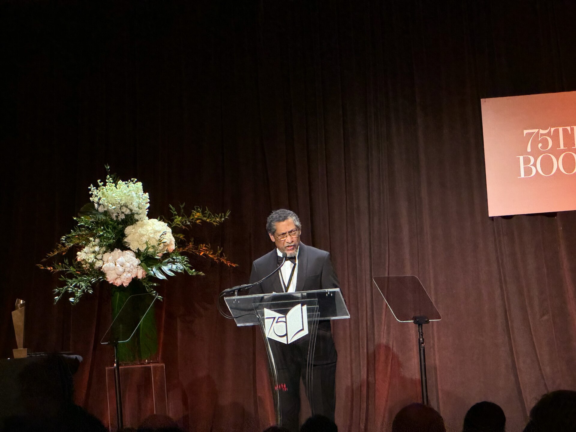 Percival Everett at the National Book Awards Ceremony 2024 in New York City, New York