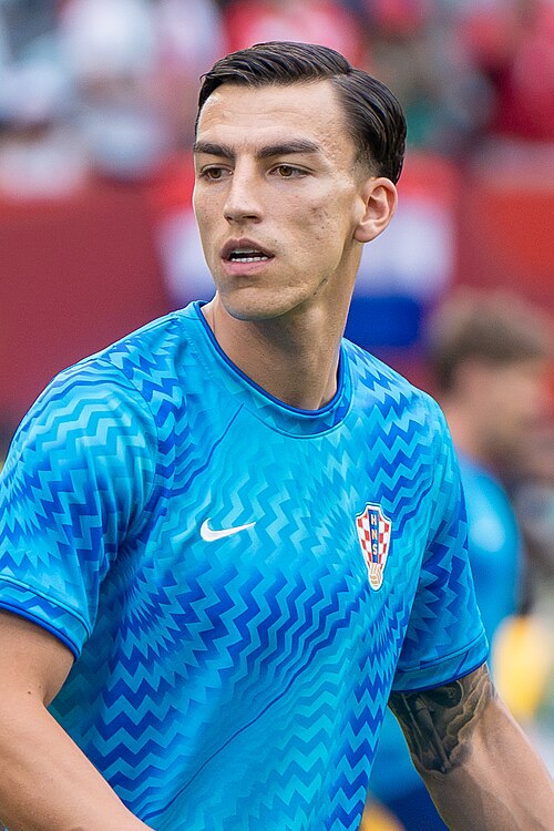 Petar Musa during Croatia v Portugal on 2 July 2026 at the 2026 FIFA World Cup