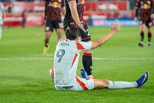 Petar Musa during New York Red Bulls vs FC Dallas on May 2, 2026