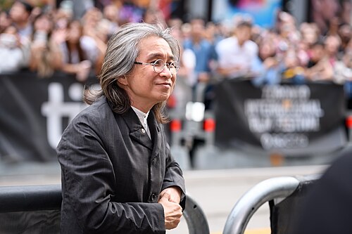 Peter Ho-sun Chan at the screening of The Road Not Taken at the 2026 Toronto International Film Festival.