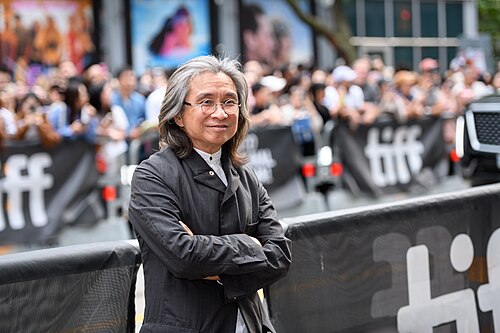 Peter Ho-sun Chan at the screening of The Road Not Taken at the 2026 Toronto International Film Festival.