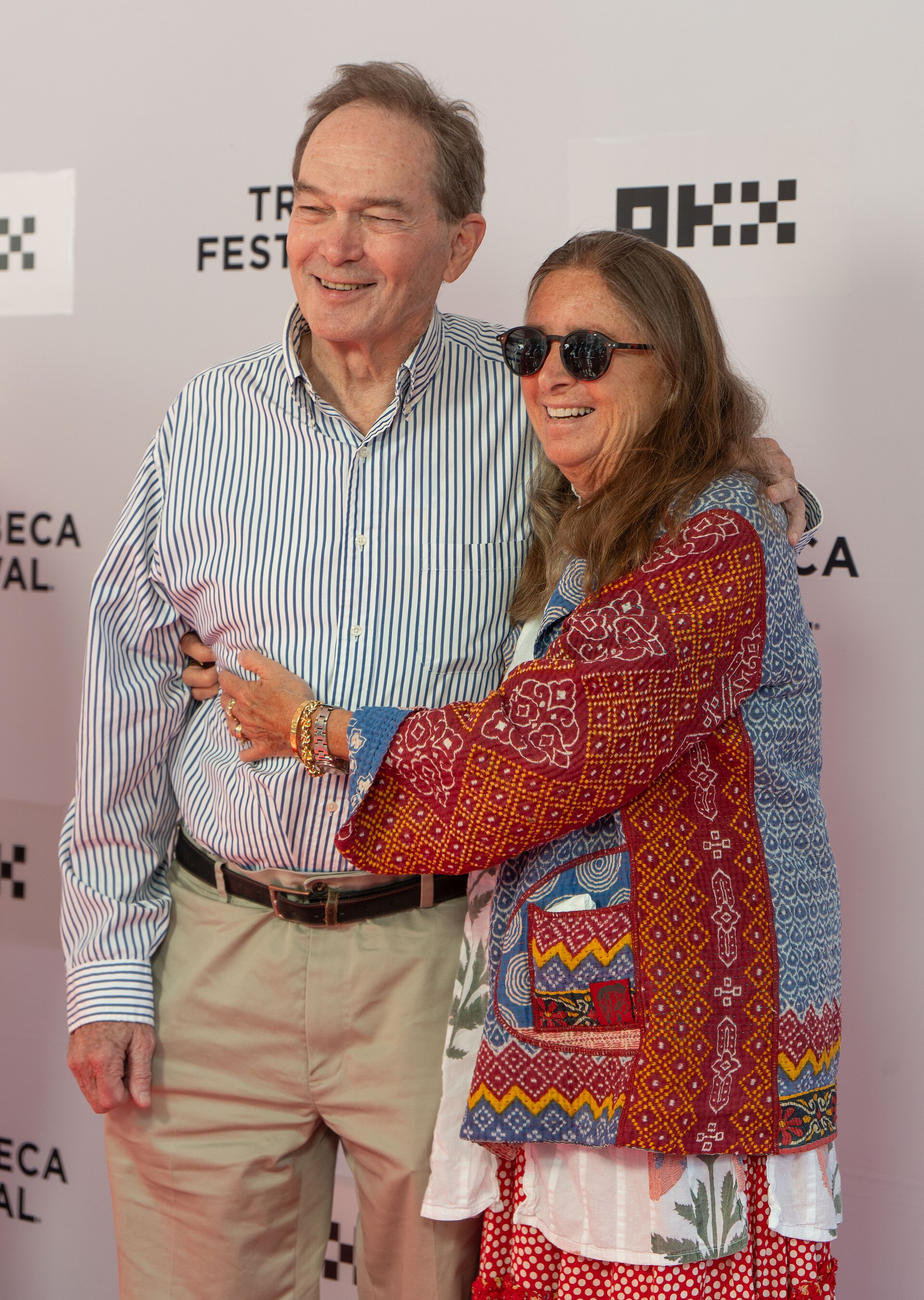 Peter and Suzy Kunhardt at the premiere of "Cuomo" at the 25th Tribeca Film Festival in New York City.