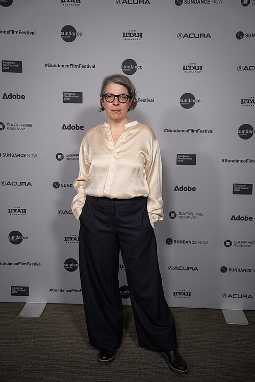 Petra Volpe at Sundance Film Festival 2026 for Frank and Louis.